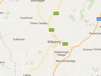 Avila B&B Kilkenny City Map